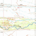 United States Geological Survey Hershey East, NE (1970, 24000-Scale) digital map