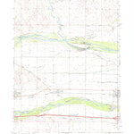 United States Geological Survey Hershey West, NE (1971, 24000-Scale) digital map