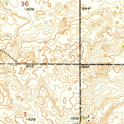 United States Geological Survey Hesper, ND (1951, 24000-Scale) digital map