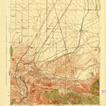 United States Geological Survey Hesperia, CA (1942, 62500-Scale) digital map