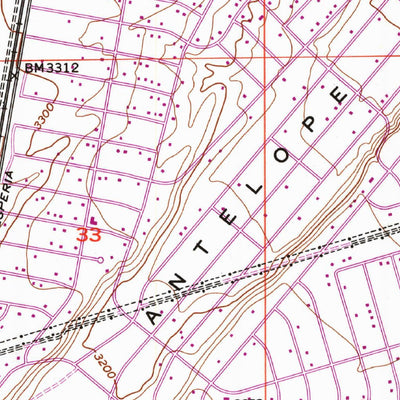 United States Geological Survey Hesperia, CA (1956, 24000-Scale) digital map