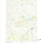 United States Geological Survey Hesperia, MI (1958, 62500-Scale) digital map