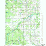 United States Geological Survey Hesperia, MI (1985, 24000-Scale) digital map
