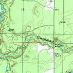 United States Geological Survey Hesperia, MI (1985, 24000-Scale) digital map