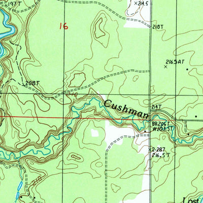United States Geological Survey Hesperia, MI (1985, 24000-Scale) digital map