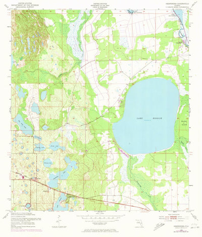 United States Geological Survey Hesperides, FL (1952, 24000-Scale) digital map