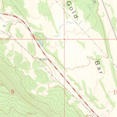 United States Geological Survey Hesperus, CO (1963, 24000-Scale) digital map