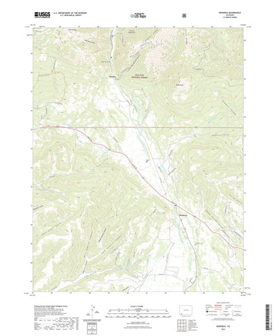 United States Geological Survey Hesperus, CO (2022, 24000-Scale) digital map