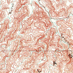 United States Geological Survey Hess Canyon, TX (1923, 62500-Scale) digital map