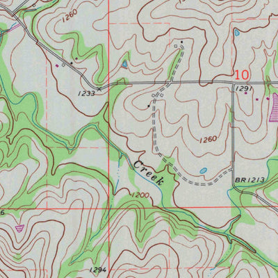 United States Geological Survey Hessdale, KS (1971, 24000-Scale) digital map