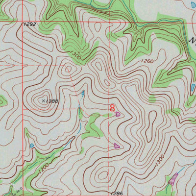 United States Geological Survey Hessdale, KS (1971, 24000-Scale) digital map