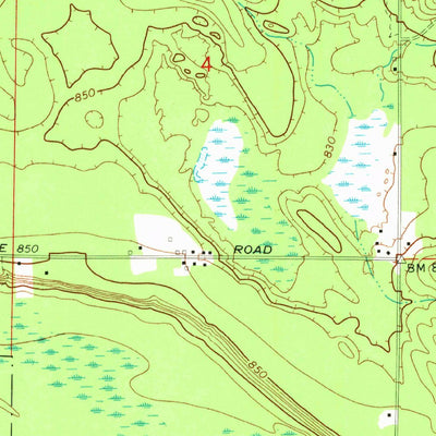 United States Geological Survey Hessel, MI (1964, 24000-Scale) digital map