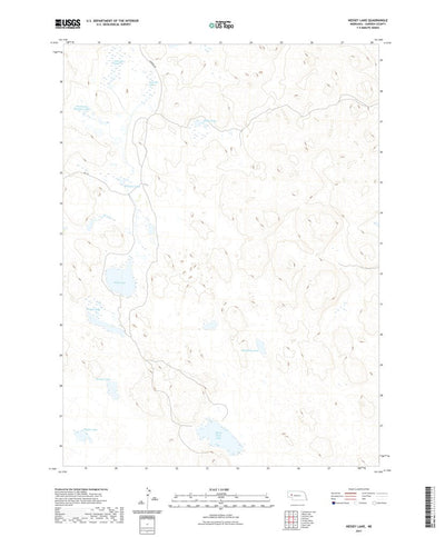 United States Geological Survey Hessey Lake, NE (2021, 24000-Scale) digital map