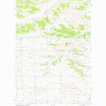 United States Geological Survey Hessler Ridge, MT (1954, 24000-Scale) digital map