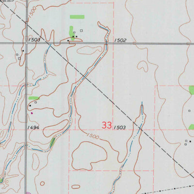 United States Geological Survey Hesston, KS (1965, 24000-Scale) digital map