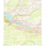 United States Geological Survey Hetch Hetchy Reservoir, CA (1990, 24000-Scale) digital map