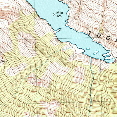 United States Geological Survey Hetch Hetchy Reservoir, CA (1990, 24000-Scale) digital map