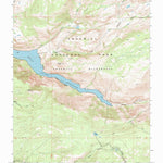United States Geological Survey Hetch Hetchy Reservoir, CA (1992, 24000-Scale) digital map
