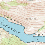 United States Geological Survey Hetch Hetchy Reservoir, CA (1992, 24000-Scale) digital map