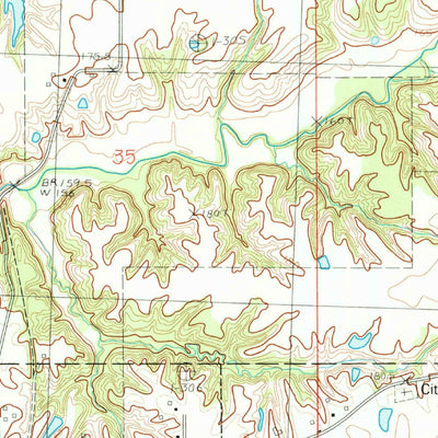 United States Geological Survey Hettick, IL (1983, 24000-Scale) digital map