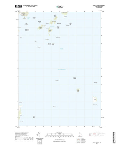 United States Geological Survey Hewett Island, ME (2021, 24000-Scale) digital map
