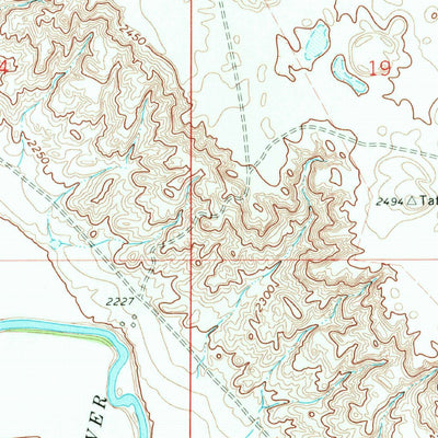 United States Geological Survey Hewitt Lake, MT (1968, 24000-Scale) digital map