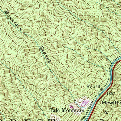 United States Geological Survey Hewitt, NC (1940, 24000-Scale) digital map