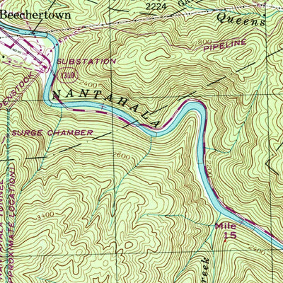 United States Geological Survey Hewitt, NC (2000, 24000-Scale) digital map
