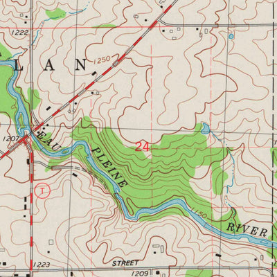 United States Geological Survey Hewitt, WI (1979, 24000-Scale) digital map
