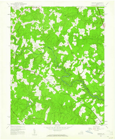 United States Geological Survey Hewlett, VA (1943, 24000-Scale) digital map
