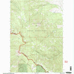 United States Geological Survey Hewolf Mountain, MT (1999, 24000-Scale) digital map