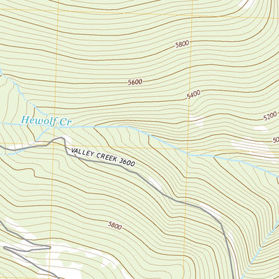 United States Geological Survey Hewolf Mountain, MT (2020, 24000-Scale) digital map