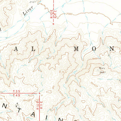 United States Geological Survey Hexie Mountains, CA (1963, 62500-Scale) digital map
