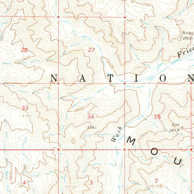 United States Geological Survey Hexie Mountains, CA (1963, 62500-Scale) digital map