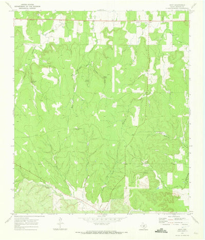 United States Geological Survey Hext, TX (1970, 24000-Scale) digital map