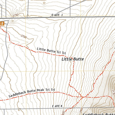 United States Geological Survey Hi Vista, CA (2021, 24000-Scale) digital map
