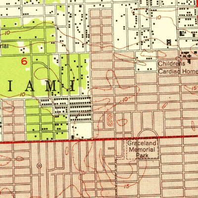 United States Geological Survey Hialeah, FL (1950, 24000-Scale) digital map