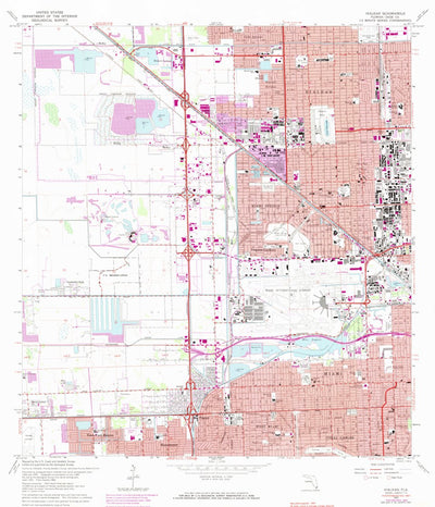 United States Geological Survey Hialeah, FL (1962, 24000-Scale) digital map