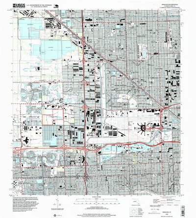 United States Geological Survey Hialeah, FL (1994, 24000-Scale) digital map