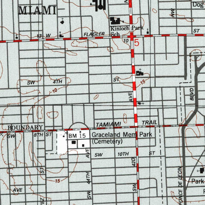United States Geological Survey Hialeah, FL (1994, 24000-Scale) digital map