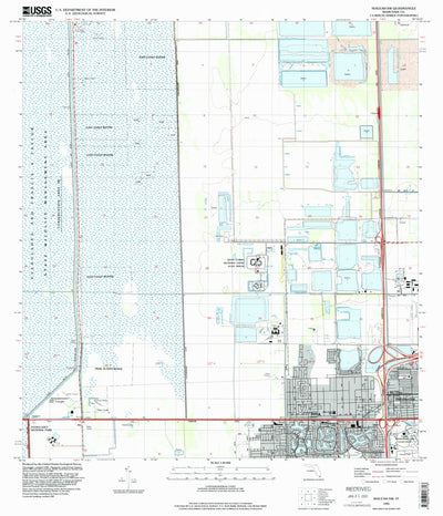 United States Geological Survey Hialeah SW, FL (1995, 24000-Scale) digital map