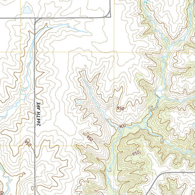 United States Geological Survey Hiattsville, IA (2022, 24000-Scale) digital map