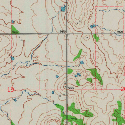 United States Geological Survey Hiattville, KS (1964, 24000-Scale) digital map