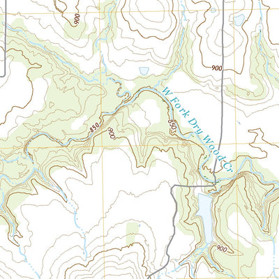 United States Geological Survey Hiattville, KS (2022, 24000-Scale) digital map