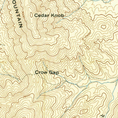 United States Geological Survey Hiawassee, GA-NC (1942, 24000-Scale) digital map