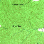 United States Geological Survey Hiawassee, GA-NC (1966, 24000-Scale) digital map
