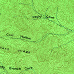 United States Geological Survey Hiawassee, GA-NC (1966, 24000-Scale) digital map