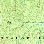 United States Geological Survey Hiawassee, GA-NC (1988, 24000-Scale) digital map