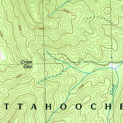 United States Geological Survey Hiawassee, GA-NC (1988, 24000-Scale) digital map