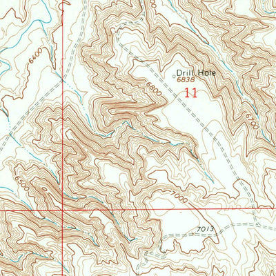 United States Geological Survey Hiawatha, CO-WY (1966, 24000-Scale) digital map